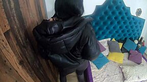 Horny Slut Milfycalla Deepthroats Cock Then Takes Doggystyle Pounding in Down-Jacket Fetish