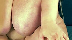 How does my busty stepmom's huge tits relieve your tension?