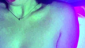 Dirty Student Teases Boobs Ahegao Begs Daddy Cum in Mouth