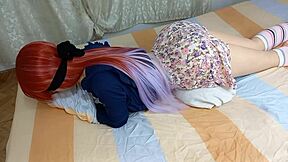 my horny virgin stepdaughter ballerina in skirt gives me erection then anal all night