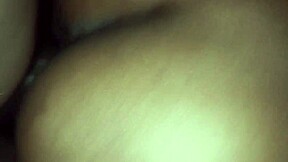 fucking my petite stepsis doggystyle ends in juicy creampie on bed