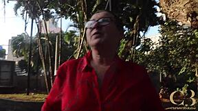 Picture slamming granny's pussy in city trailer home with raw bts footage.