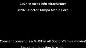 Nurse channy crossfire uses hitachi vibrator on patient backstage moans orgasms