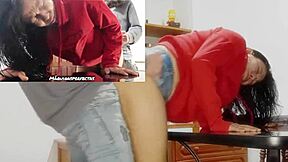 horny stepdad's monster cock pounds young pussy pov homemade hardcore