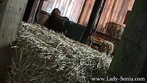 Lady Sonia's Hidden Cam Lingerie Masturbation Voyeur Delight Awaits!