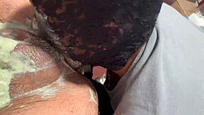 rimming throatfuck makes black bitch puke green ice cream then slurp it back up