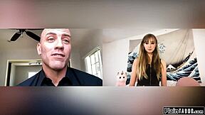 Teen Drips Pee While Fingering for Master's Gaze