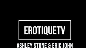 ashley stone savors eric john's cock in live erotic bliss