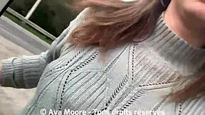 Ava Moore Empties Truckers Balls In His Cab With Glory Zavatrash