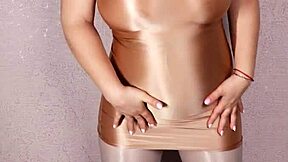 i slip into these shiny nylons for you, pose sexy, then slurp your cock and gulp every drop of cum