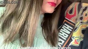 Ava Moore Empties Truckers Balls In His Cab With Glory Zavatrash