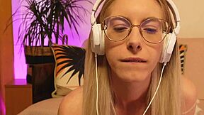 stroke your cock staring at my skinny teen face with glasses and braces