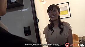 Petite Japanese Yura Hitomi's bathroom moans echo during uncensored fingering and sex