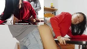 horny stepdad's monster cock pounds young pussy pov homemade hardcore