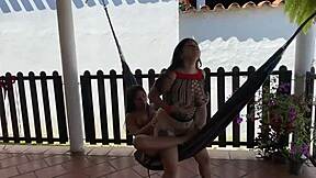 wanna watch me fuck my lesbian stepsister's wet pussy missionary style?