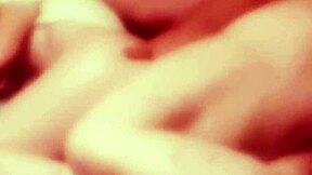 toying with her wet pussy and cock after drinks