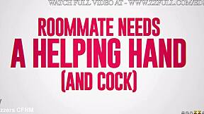 your roommate destiny mira needs more than a hand she craves your thick cock deep inside