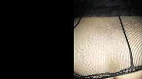 mature stepmom deepthroats stepsons cock then creampies her with husband away