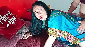 Desi Stepmom Sneaks Dirty Cheating Fuck on Husband