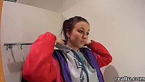 Adorable Czech Kitten Drilled Hard After Hypermarket Seduction