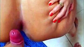BbW Wife Fucks Better Than Hubby with Small Cock Creampie on Huge Ass!