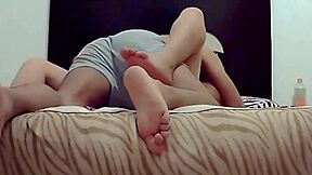 Skinny latina housewife screams in ecstasy during homemade close-up ass pounding!
