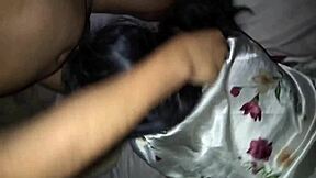 amateur latina couple's first time homemade sex with her fat ass bouncing creamy