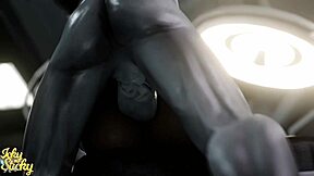 huge ass robot babe i can't stop pounding by alien monster cock