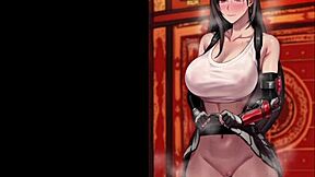 what if tifa lockhart's sexy fantasy curves came alive in steamy tribute play?