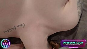 Redhead Milf Kneels for Throat Fuck?