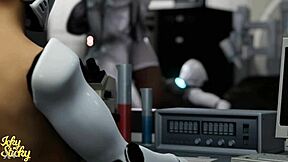 huge ass robot babe i can't stop pounding by alien monster cock