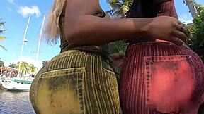 Interracial big ass ebony Breyana and PAWG Ryan fucked by huge black cock