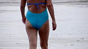 Wife Strips Naked Urinates On Beach