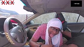 uber driver, this horny schoolgirl begs for your big cock doggystyle in the car