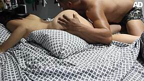 playing prank on stepmom ends with her tight pussy riding me hard