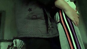 We fuck passionately with clothes on until mutual orgasms explode