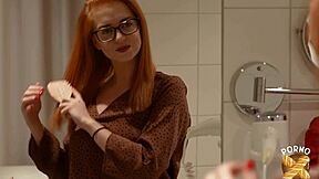 Joyce's Redhead Milf Body Takes Massive Monster Cock in Lingerie
