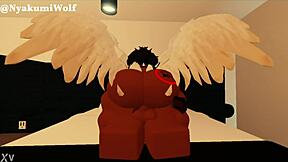 Emptying balls deep in ebony beauty