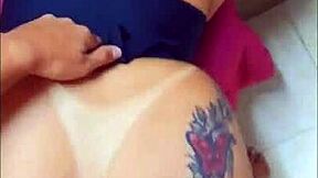 BbW Wife Fucks Better Than Hubby with Small Cock Creampie on Huge Ass!