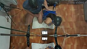 Milf gags on monster cock deepthroat then slams dildo in pussy for rough creampie facial swallow. Heels nylon choke her tight