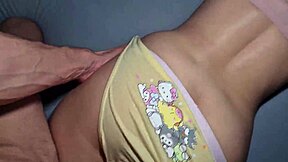 i stuff cum deep in tight 18+ pussy as cute girl orgasms moaning loud