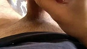 Horny Indian Flashes and Jerks to Slowmo Cumshot Explosion!