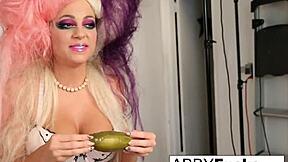 I'm loving this musical tease in Abigail Mac's photoshoot