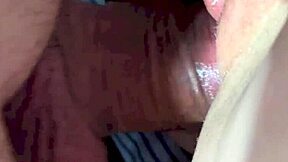 Close Up Pussy Fuck On Desk Ends In Massive Cumshot Dripping Lips
