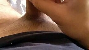 Horny Indian Flashes and Jerks to Slowmo Cumshot Explosion!