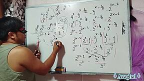 26 milf nerd with brown eyes begs me to teach her then takes my creampie 😍💦