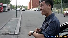 European babe chats about her steamy anal encounter