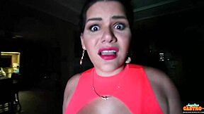 Angelina Castro face fucks a random street cock like a boss