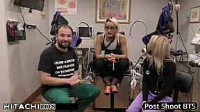 doctor tampa forces channy crossfire's mandatory hitachi orgasm on shaved pussy