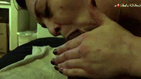 Amateur Wife Deepthroats Monster BBC Cum in Mouth Hotel Spy Cam